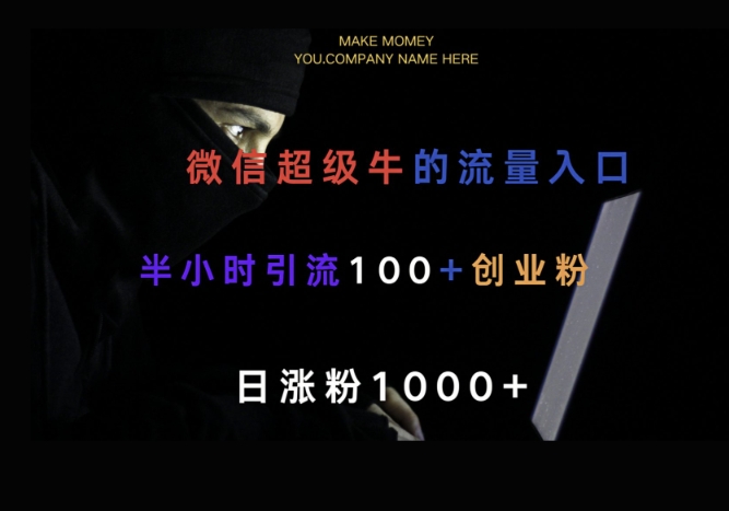 微信版知乎，一小时引流100+创业粉，日涨粉1000+-潜行者