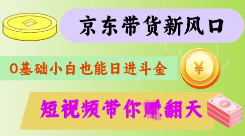 最新京东短视频带货代运营秘籍，轻松躺挣【揭秘】-潜行者