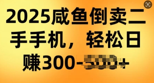 2025闲鱼倒卖二手手机，高客单，高利润，轻松日入3张-潜行者